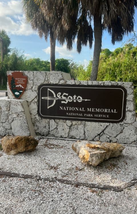 DESOTO MEMORIAL PARK IN SRQ